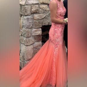 Rachel Allan Prom Dress Size 8. Worn one time and in perfect condition.